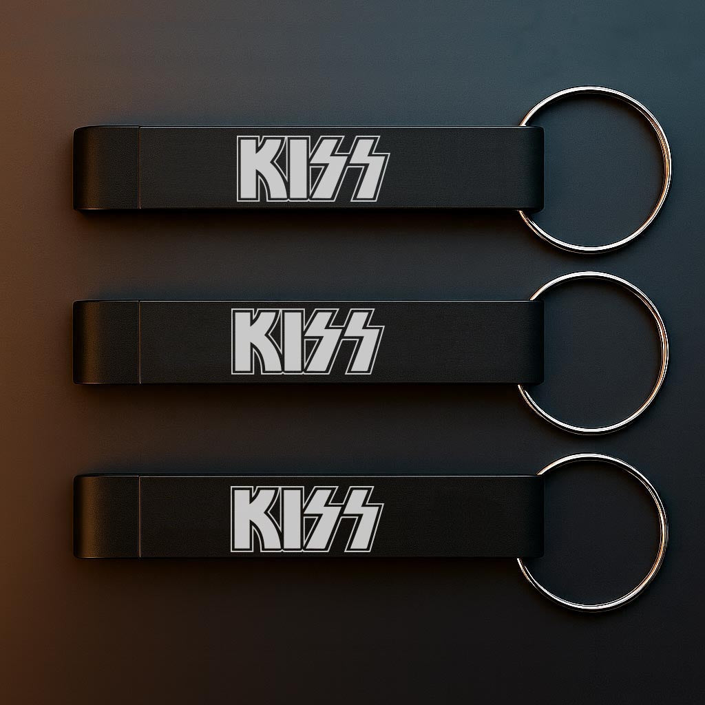 Kapsylöppnare med Kiss motiv