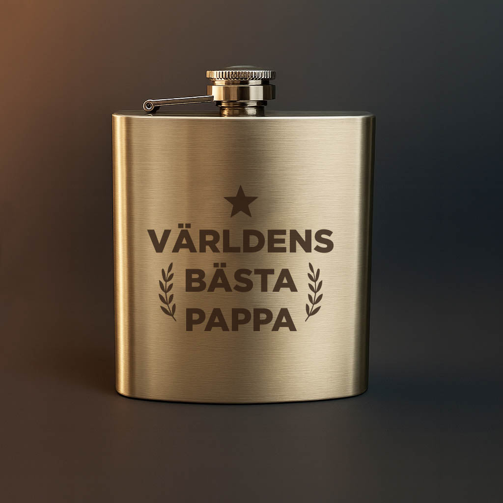 Plunta med texten Världens bästa pappa