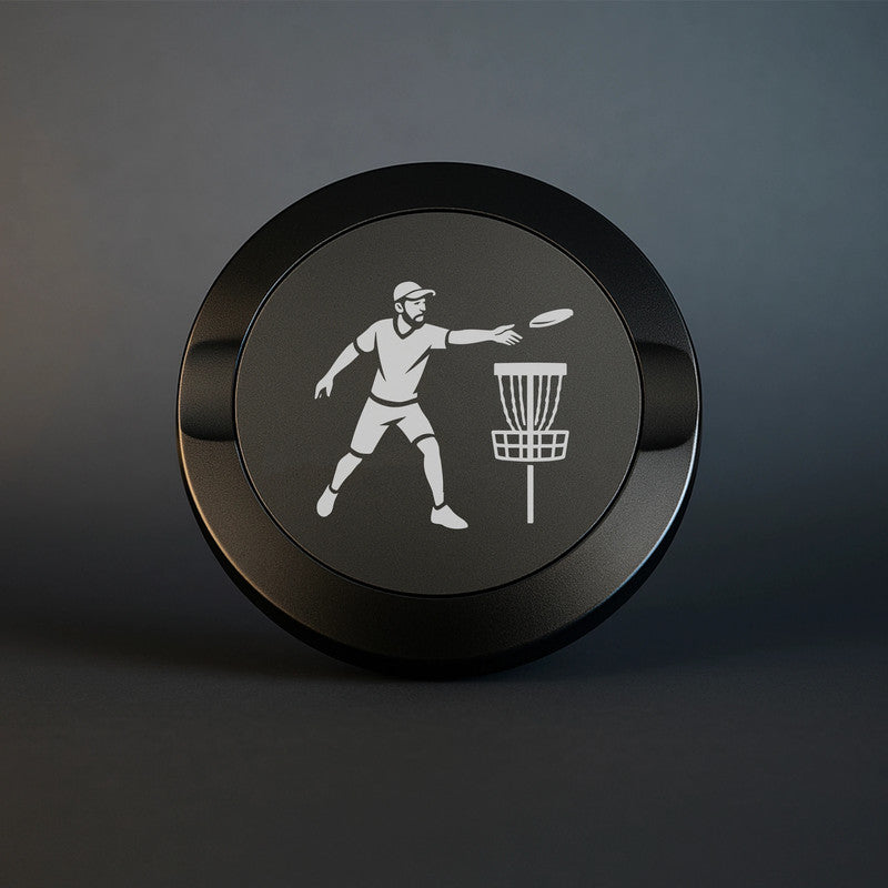 Snusdosa med discgolf motiv