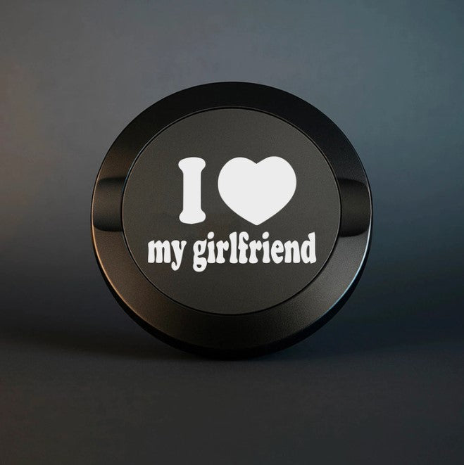 Snusdosa med I love my girlfriend motiv