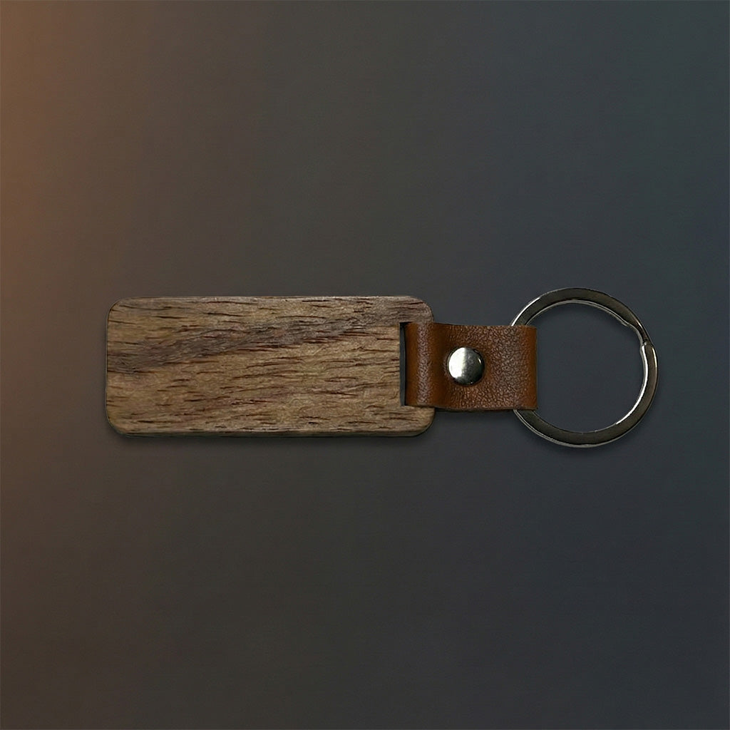 Nyckelring i trä