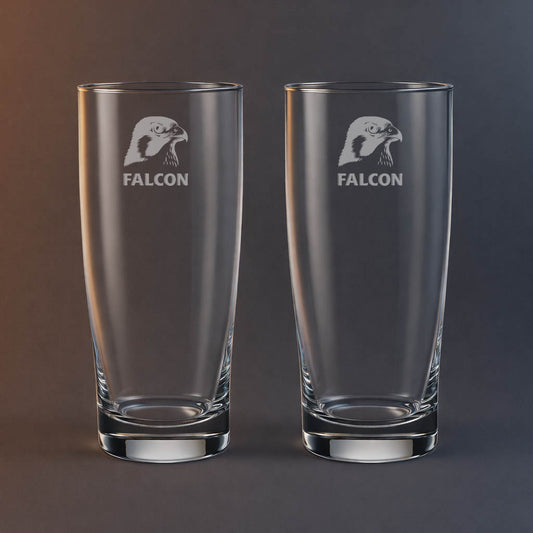 2st Ölglas med Falcon motiv