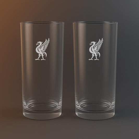 Drinkglas med Liverpool motiv