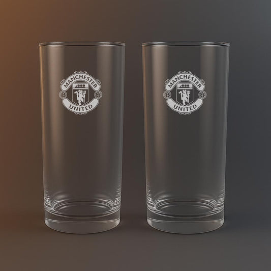 Drinkglas med Manchester United motiv