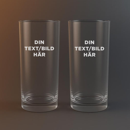 Drinkglas med egen design