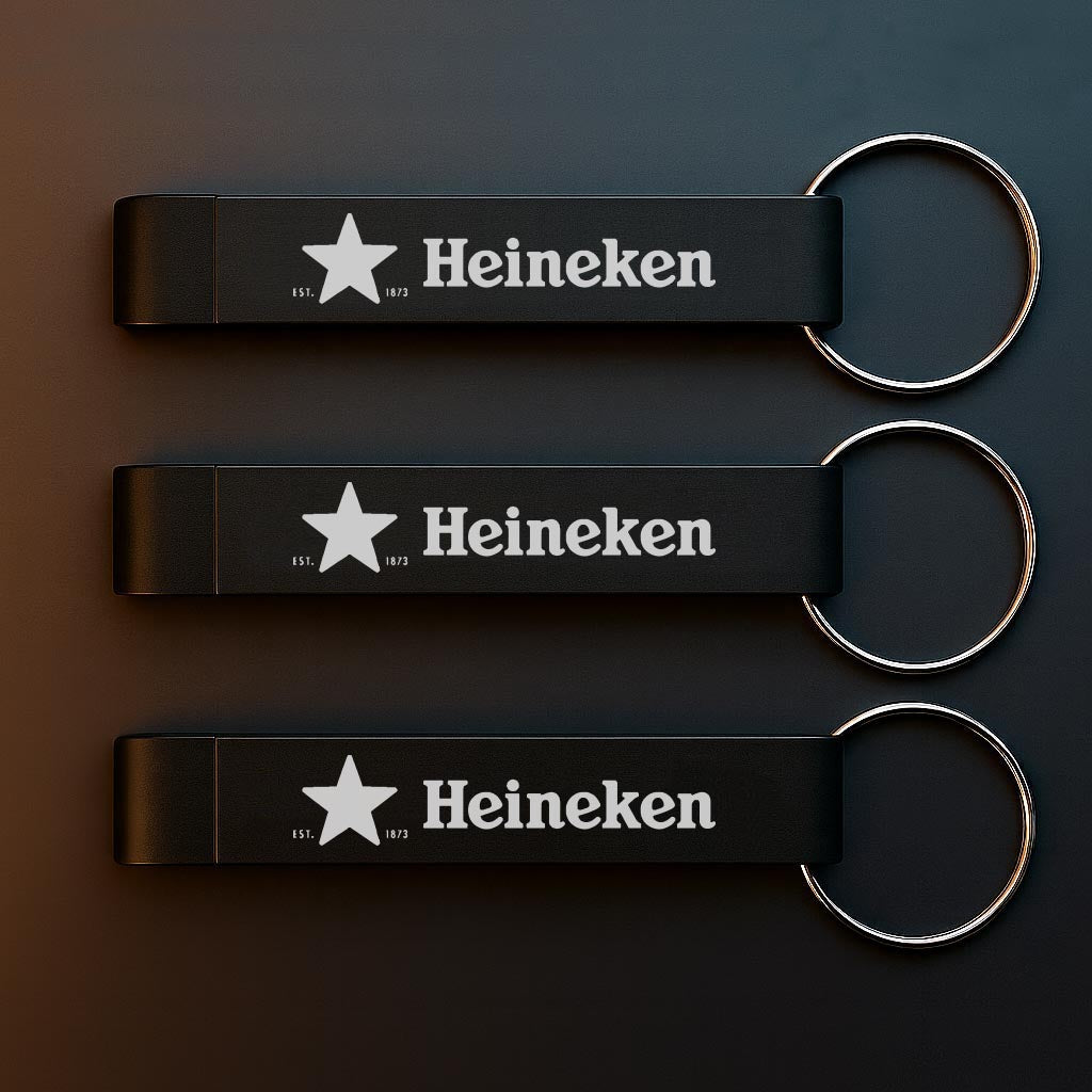 Kapsylöppnare med Heineken motiv