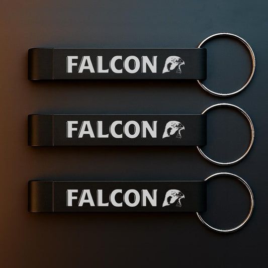 Kapsylöppnare med Falcon motiv