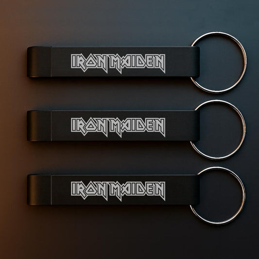 Kapsylöppnare med Iron maiden motiv