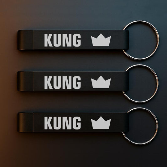 Kapsylöppnare med Kung motiv