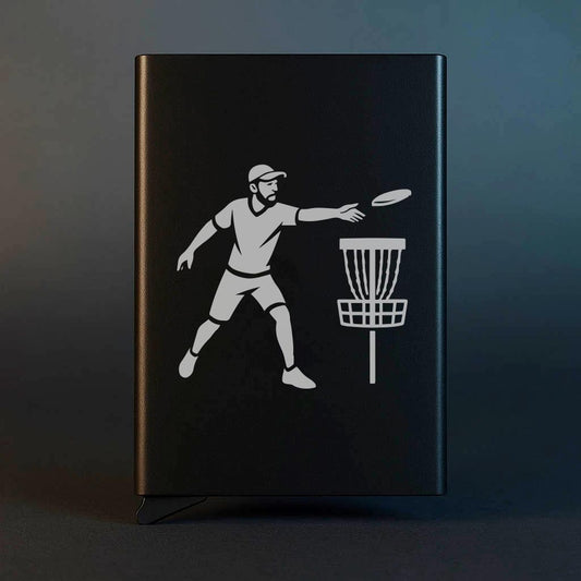 Korthållare med Discgolf motiv