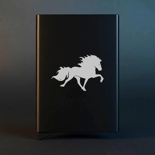 Korthållare med Islandshäst motiv