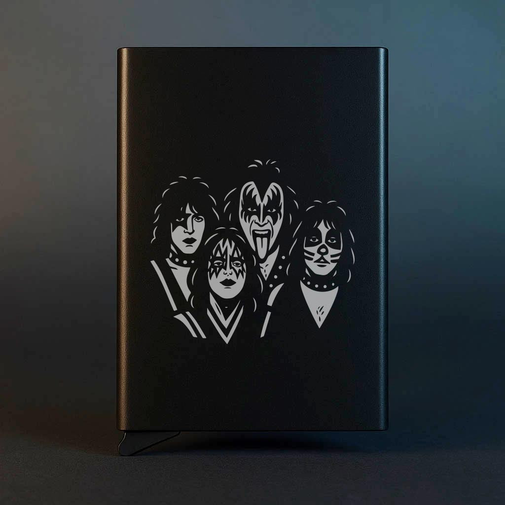 Korthållare med Kiss motiv