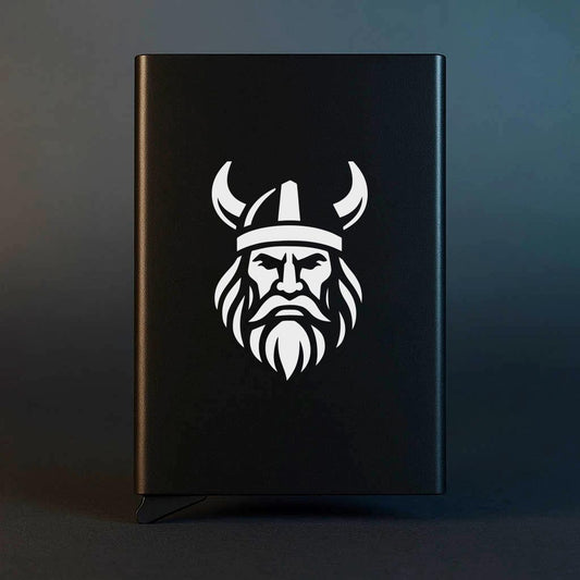 Korthållare med Viking motiv