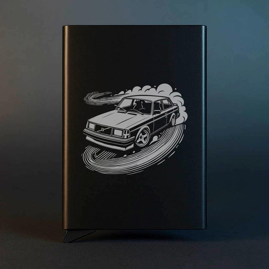 Korthållare med Volvo 240 moiv