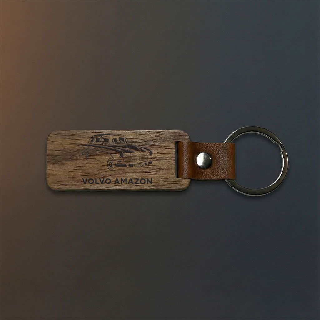 Nyckelring med Volvo Amazon motiv