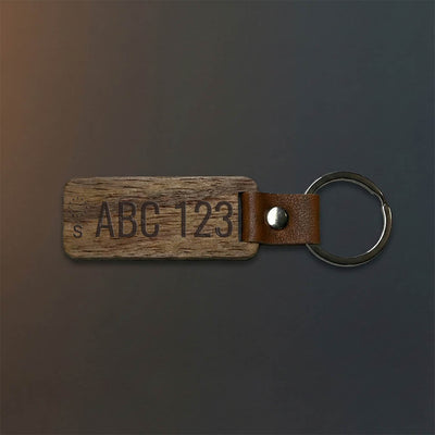 Nyckelring - Eget registreringsnummer