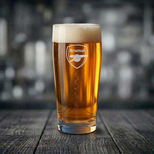 Ölglas med Arsenal motiv