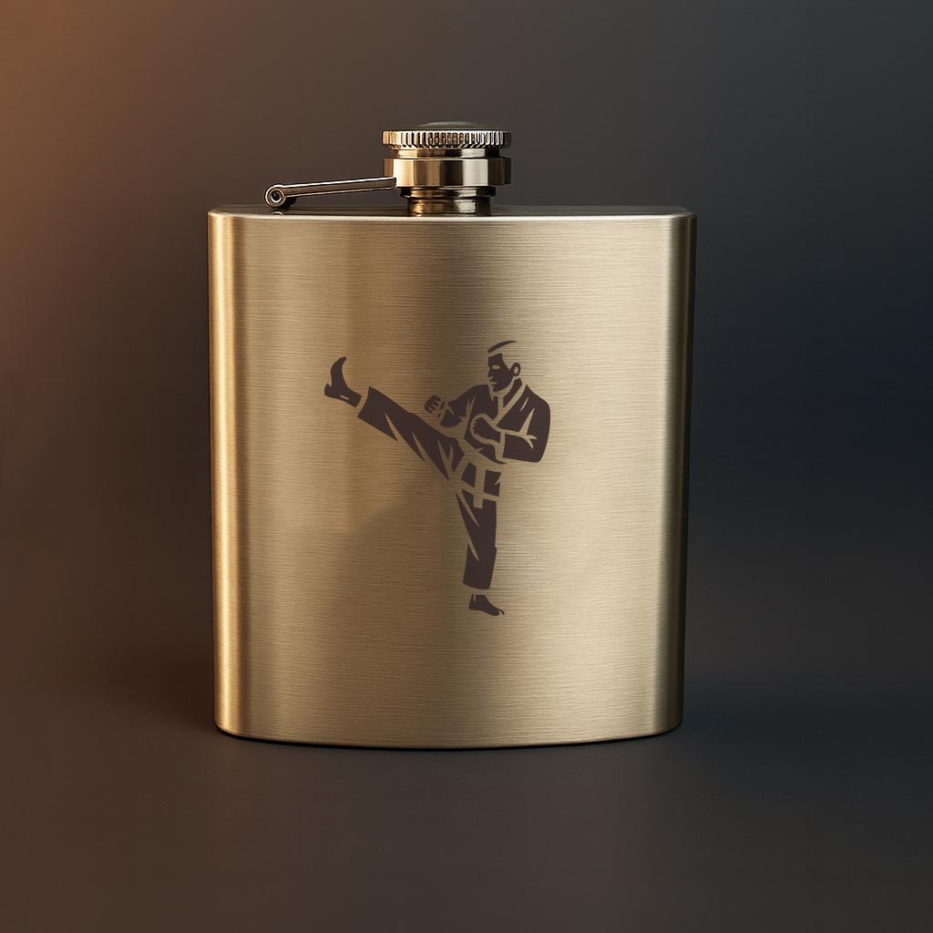 Plunta med Teakwondo motiv