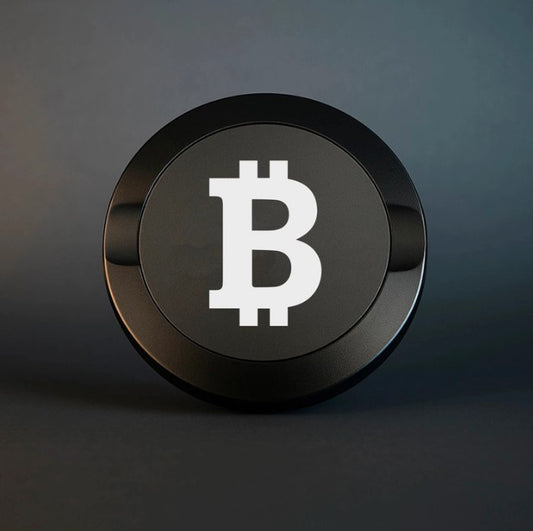 Snusdosa med Btcoin symbol