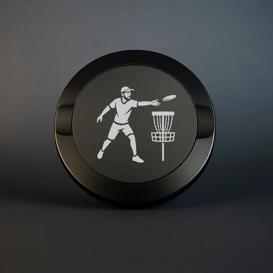 Snusdosa med discgolf motiv