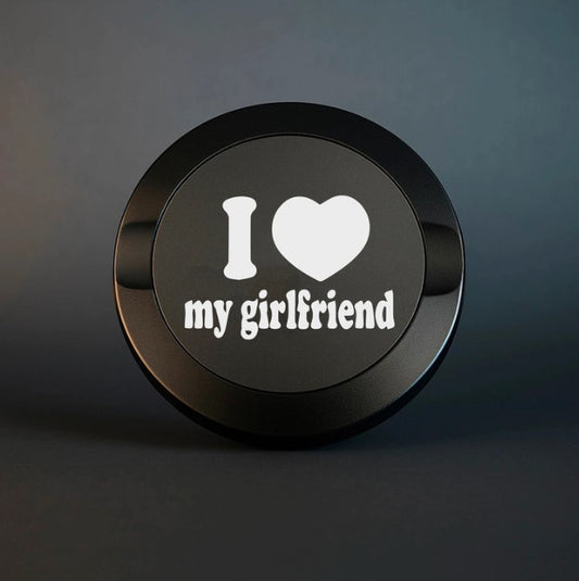 Snusdosa med I love my girlfriend motiv