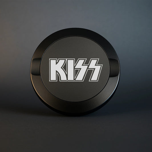 Snusdosa med rockbandet kiss logga
