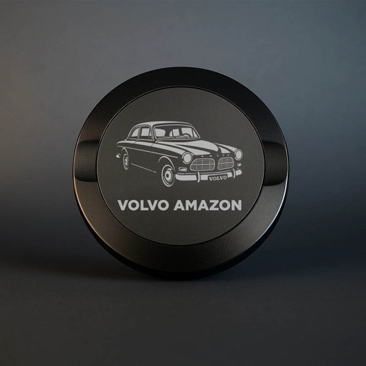 Snusdosa med Volvo Amazon motiv