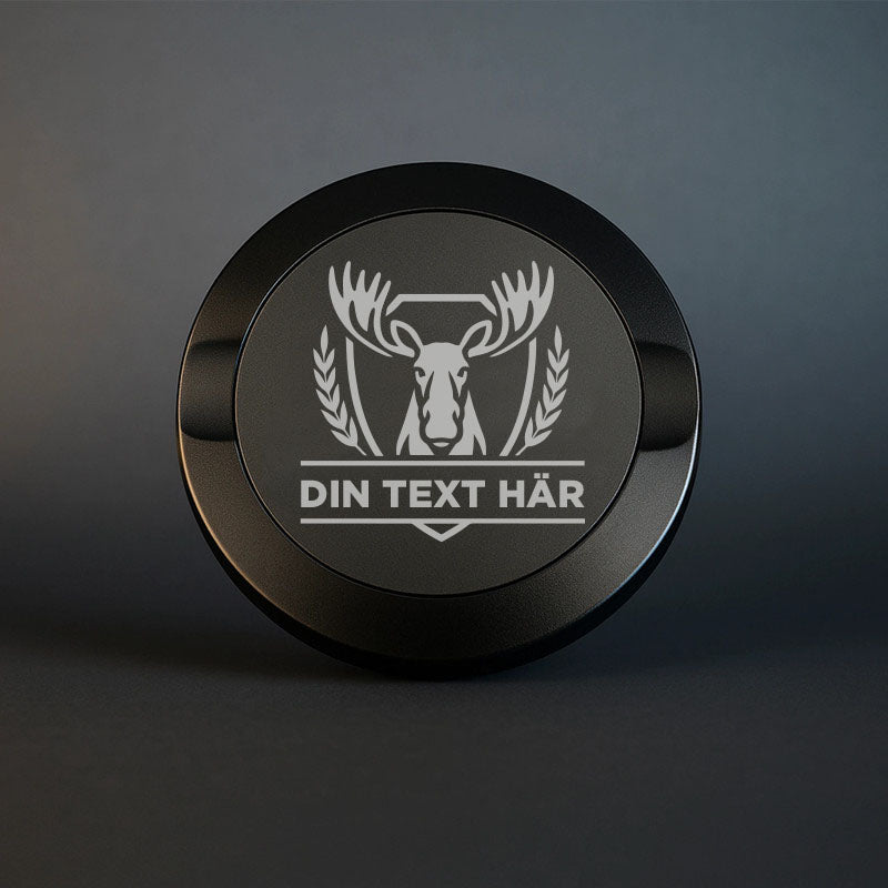 Snusdosa med Älg motiv och din egen text