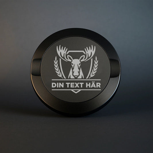 Snusdosa med Älg motiv och din egen text