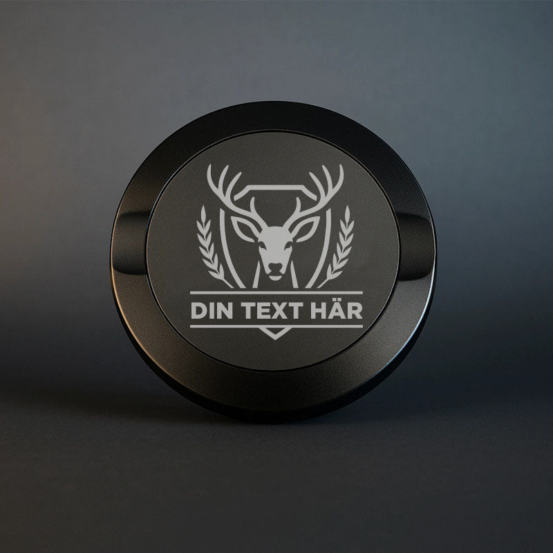 Snusdosa med rådjur motiv och din egen text