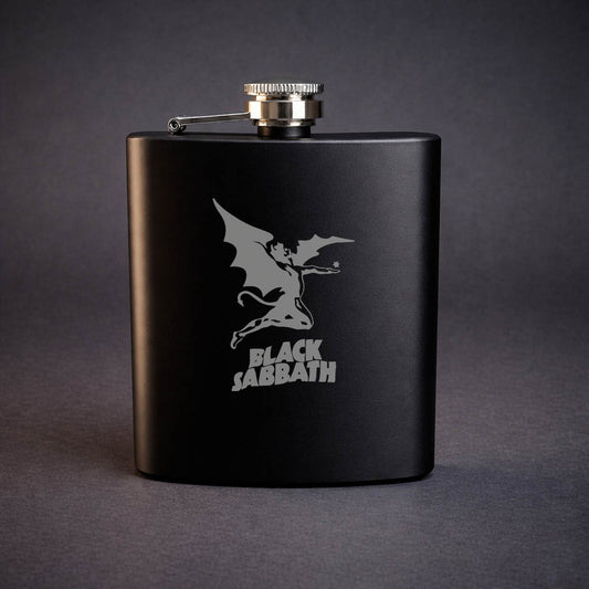 Svart Plunta med Black Sabbath motiv