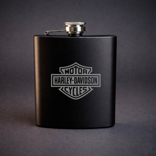 Svart Plunta med Harley Davidson motiv