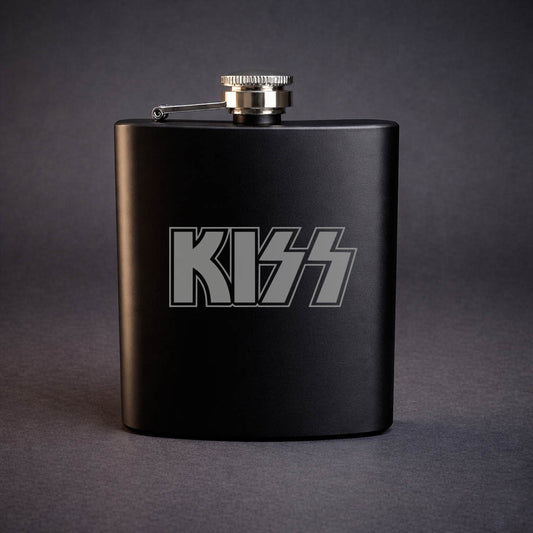 Svart Plunta med Kiss logga