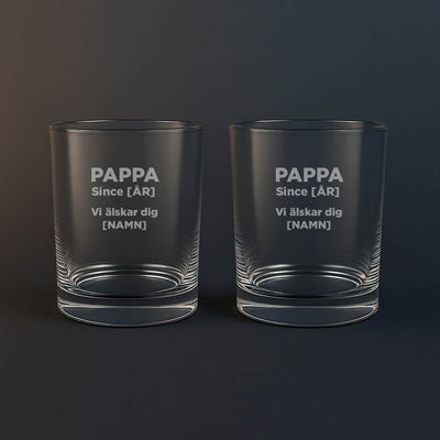 2st Whiskyglas 23cl - Pappa since