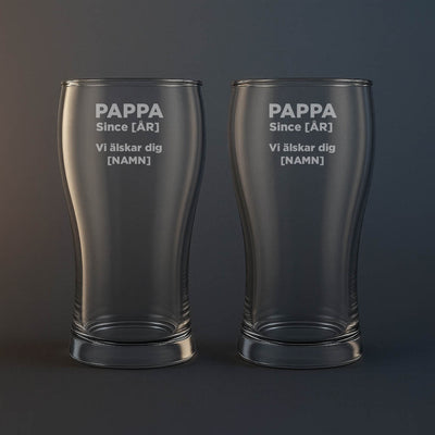 2st Ölglas 50cl - Pappa since