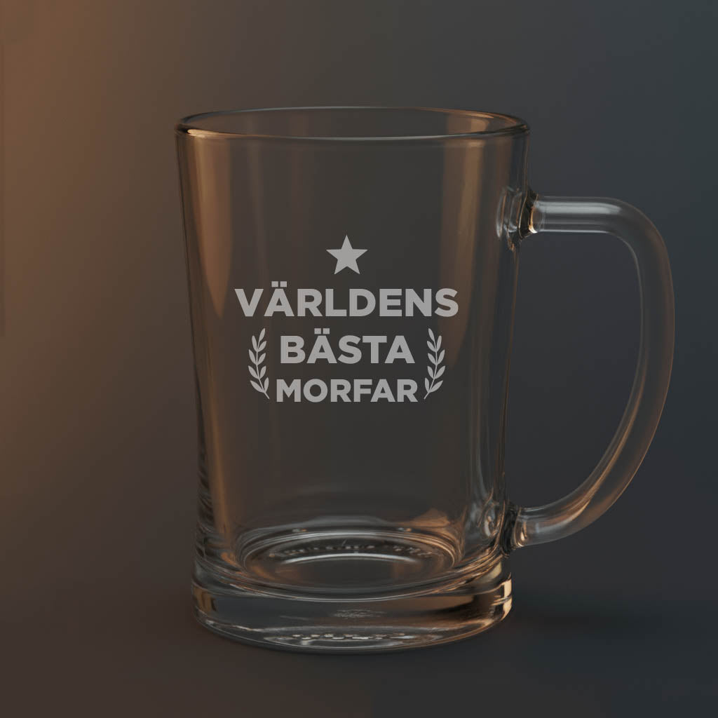 Ölsejdel med texten Världens bästa morfar