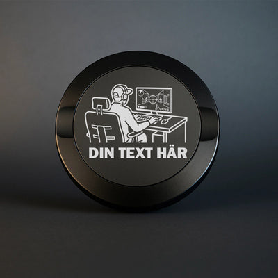 Svart Snusdosa i Metall - Gamingsnus
